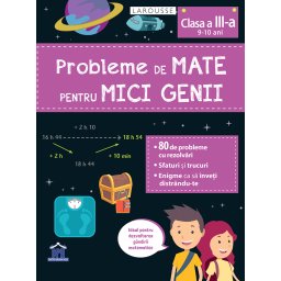 Probleme de mate pentru clasa a III-a, caiet de lucru 9-10 ani