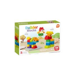 Set de constructie STEAM cu animalute haioase, 44 piese, 3 ani+