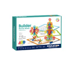 Set de constructie STEAM Fulgi de zapada, 112 piese educative