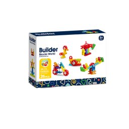 Set de constructie STEAM Fun Blocks cu 26 piese pentru copii 3+ ani