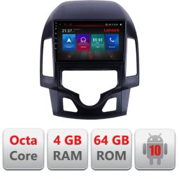 Navigatie Hyundai i30 2009-2012 pentru climatizare automata, Android 10