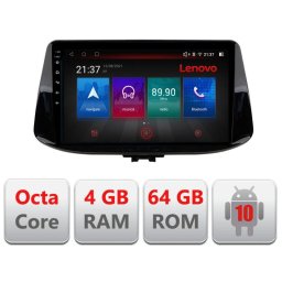 Navigatie dedicata Hyundai i30 2017+ Android 4G GPS WiFi 4GB RAM 64GB Resigilata