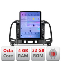 Navigatie Android 9.7 pentru Hyundai Santa Fe 2007-2012, 4GB RAM, 32GB