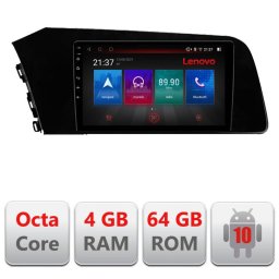 Navigatie dedicata Hyundai Elantra 2021+ Android 4G GPS WiFi 4GB+64GB resigilata