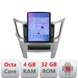 Navigatie Subaru Legacy 2010-2015 Tesla 9.7 Android GPS WiFi 4GB+32GB