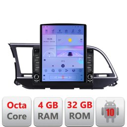 Navigatie Hyundai Elantra 2015-2018, ecran Tesla 9.7 inch, Android 4+32GB