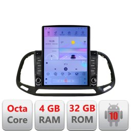 Navigatie Android Fiat Doblo 2015-2018, ecran Tesla 9.7, 4GB RAM