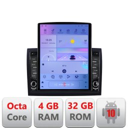 Navigatie Fiat Ducato 2006+ Tesla 9.7 inch Android 4G GPS WiFi 4GB+32GB