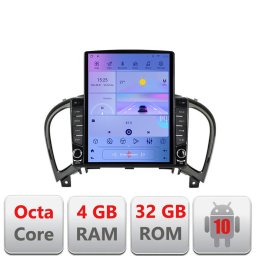 Navigatie Nissan Juke 2010-2015 Tesla 9.7 inch Android 4G GPS WiFi 4GB+32GB