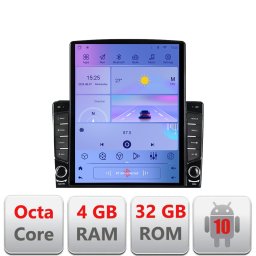 Navigatie Android Ford 9.7 inch tip Tesla, GPS, WiFi, Bluetooth, 4G, 4+32GB