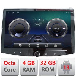 Navigatie auto universala 1DIN cu ecran 10 inch, Android, 4G si GPS