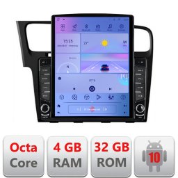 Navigatie VW Golf 7 cu ecran Tesla 9.7 inch, Android, 4G, GPS, 4+32GB