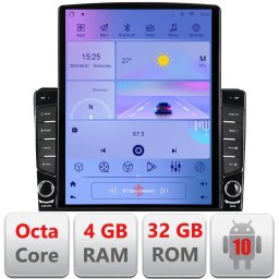 Navigatie Mitsubishi Eclipse Cross 2019+ Tesla 9.7 inch Android 4GB+32GB