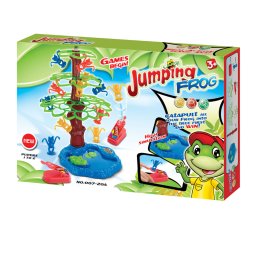 Joc interactiv cu broscute saltarete si catapulta, 3 ani+