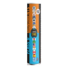 Joc educativ Learning Tube Steagurile si Monumentele lumii, 5 ani+