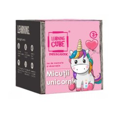 Joc de atentie si memorie Learning Cube Micutii unicorni, 3+
