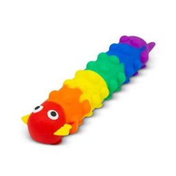 Jucarie antistres Axolotl cu lumini, moale si flexibila, 24 cm