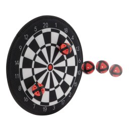 Joc darts cu arici pentru copii, tinta cu bile aderente, 29.5 cm