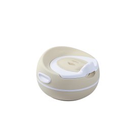Olita ergonomica premium bej pentru copii, cu baza antiderapanta
