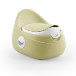Olita portabila pentru copii, cu recipient detasabil, verde eco