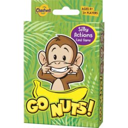 Joc de carti Go Nuts pentru familie si petreceri, 3+ jucatori, 4 ani+