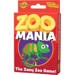 Joc de carti Zoo Mania pentru copii 6+, 2-6 jucatori, 55 carti