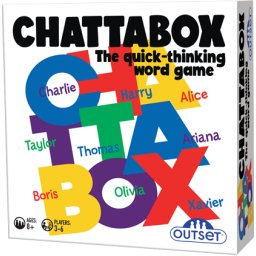 Joc de cuvinte rapid Chattabox pentru familie, 3-6 jucatori, 8 ani+