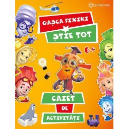 Caiet de activitati educativ pentru copii 6+ - Gasca Fixiki stie tot