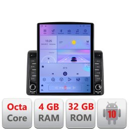 Navigatie Tesla Android 9.7 inch pentru Dodge RAM 2019+ 4GB 32GB