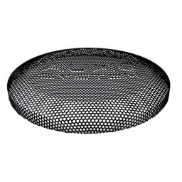 Grila subwoofer Audio System 250 mm neagra cu logo, model Flat Evo