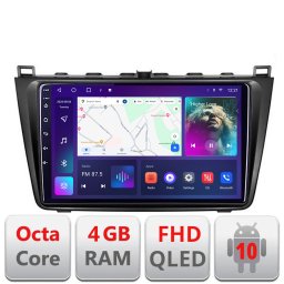 Navigatie Android Mazda 6 2008-2012 cu ecran QLED, 4GB RAM si 64GB