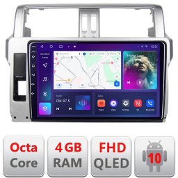 Navigatie Android Toyota Land Cruiser Prado J150 2014-2017 QLED 4GB+64GB