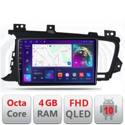 Navigatie Android Kia Optima 2011-2013, QLED, 4GB RAM, 64GB, CarPlay