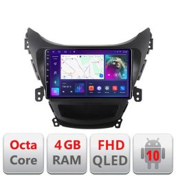 Navigatie Hyundai Elantra 2011-2013 Android QLED 4GB RAM 64GB CarPlay