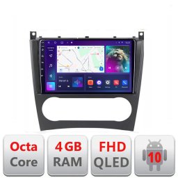 Navigatie Android Mercedes Clasa C W203 facelift QLED 4GB+64GB CarPlay