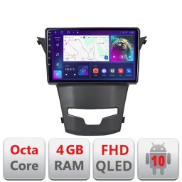 Navigatie Android Ssangyong Korando 2014-2019, QLED, 4GB RAM, 64GB