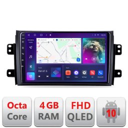 Navigatie Android Suzuki SX4 2006-2013 cu ecran QLED, 4GB RAM, 64GB