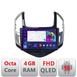 Navigatie Android Chevrolet Cruze 2013+ cu ecran QLED, 4GB RAM si 64GB