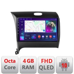 Navigatie Android Kia Cerato 2013-2017 cu ecran QLED, 4GB RAM, 64GB