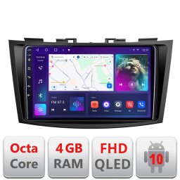 Navigatie Android Suzuki Swift 2010-2017 cu ecran QLED, 4GB RAM si 64GB