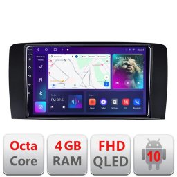 Navigatie Android Mercedes Clasa R W251 QLED 4GB+64GB CarPlay
