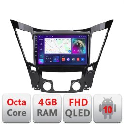 Navigatie Android Hyundai Sonata 2011-2015, QLED, Octa Core, 4GB+64GB