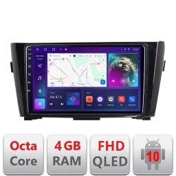 Navigatie Android Nissan Qashqai 2013-2018 QLED 4GB RAM 64GB CarPlay