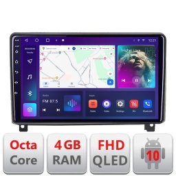 Navigatie Android Peugeot 407 2004-2011, QLED, Octa Core, 4GB+64GB