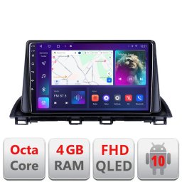 Navigatie Android Mazda 3 2014-2019 cu ecran QLED, 4GB RAM si 64GB