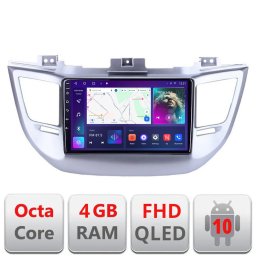Navigatie Android Hyundai Tucson 2015-2019 QLED 4GB+64GB CarPlay