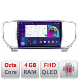Navigatie Android Kia Sportage 2016-2018 cu ecran QLED, 4GB RAM, 64GB
