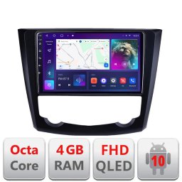 Navigatie Android Renault Kadjar 2014-2019 QLED 4GB RAM 64GB CarPlay