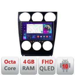 Navigatie Android Mazda 6 2004-2008 cu ecran QLED, 4GB RAM, 64GB