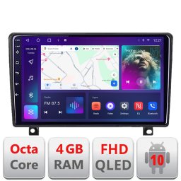 Navigatie Android Opel Astra H cu ecran QLED, 4GB RAM, 64GB, CarPlay